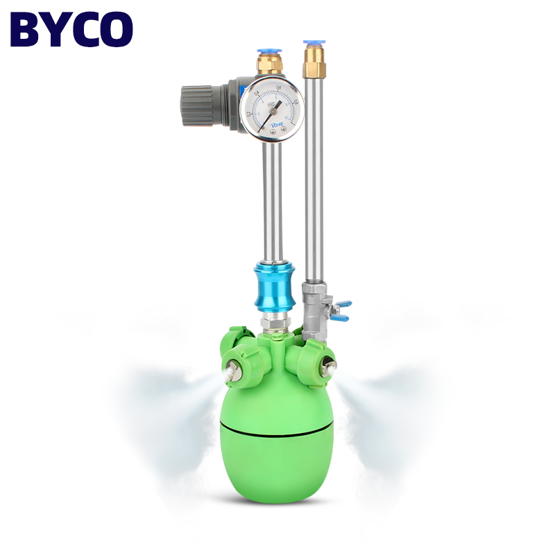 BYCO ультра-тонкий промышленный двухжидкостный увлажнитель системы охлаждения тумана сухой туман увлажнитель для полиграфической бумажной промышленности