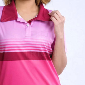 Camiseta Polo Sublimada para Mujer, Estilo Único y Personalizado, Buena Calidad, Impresión de Logotipo Personalizado, Manga Corta - Product Image 3