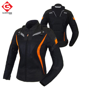 Chaquetas de Motocross Unisex al por Mayor, Material de Cuero con Rejilla, Transpirables, Resistentes al Viento, Tallas Grandes, Chaqueta Protectora para Motociclismo - Product Image 3
