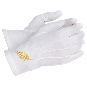 Gants d'hiver maçonniques en coton blanc de haute qualité pour le ski et les sports quotidiens - Product Image 3