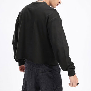 Sudadera Unisex de Corte Regular con Cuello Redondo, Forro Polar, Estampado Personalizado con Número 8 en Gris, Ecológica, Transpirable y Antiencogimiento - Product Image 2