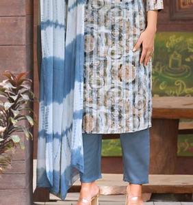 Trajes Salwar Kameez de diseño indio-pakistaní para mujer, estilos elegantes exclusivos para bodas y fiestas, compradores mayoristas. - Product Image 4