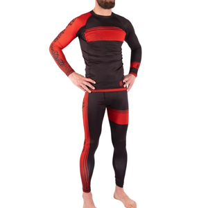 Unisex Sport Running Compression Breathable Long Sleeve Rashguard <b>T</b>-<b>shirt</b> Customizable Options for MMA <b>BJJ</b> Gym Training - Product Image 2