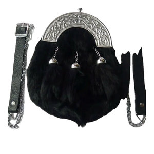 Bolso Sporran de Cuero al por Mayor, Estilo Semi-Vestimentario con Grabado, Último Modelo, para Kilt Escocés, en Venta a Bajo Precio - Product Image 2