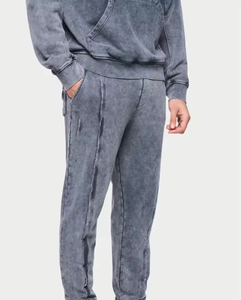Best Price Custom Winter Casual Solid Printed 100% Cotton Sport <b>Tracksuit</b> Men Plus Size Lightweight Jogging - Product Image 4