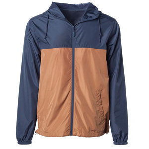 Veste coupe-vent safari à capuche pour homme de qualité supérieure, impression personnalisée du logo, imperméable, coupe-vent, séchage rapide, respirante - Product Image 1