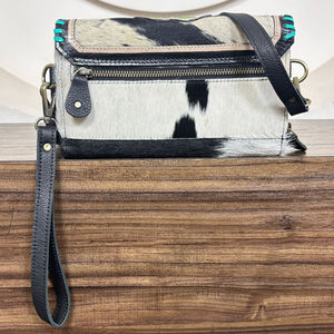 Sac à main mini bandoulière et pochette 2025 grande capacité en cuir de vachette floral brodé – Accessoire élégant et tendance - Product Image 5