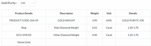 Sleek Uniform Round Lab Grown Diamond Band <b>Ring</b> in Gold with 10K Gold Plated Finish Luxury for Women - Product Image 6
