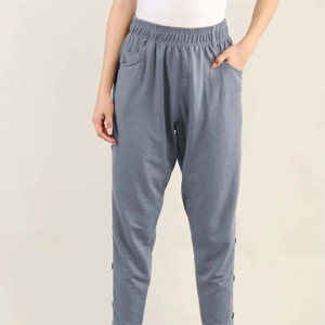 Pantalon de jogging confortable pour femme avec taille élastique et cordon de serrage - Parfait pour les tenues décontractées, les entraînements et la détente - Product Image 6