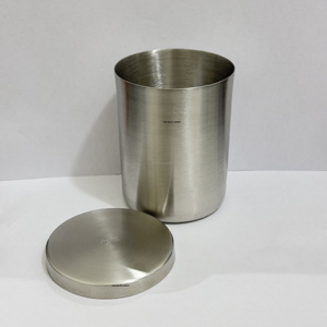 Vente en gros de porte-bougies de Noël en acier inoxydable avec couvercle, 14 oz, finition brossée, logo personnalisé, fabrication artisanale, durable, décoration d'intérieur - Product Image 5