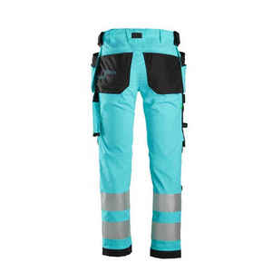 High Visibility Safety Heavy Duty Pants Reflective Work Trousers with Pockets for Construction Use Customized OEM Service Logo - Product Image 5