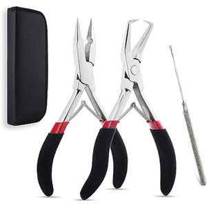Pince professionnelle pour extensions de cheveux, outil d'ouverture et de retrait pour extensions micro-nano, outils capillaires de qualité chirurgicale - Product Image 3