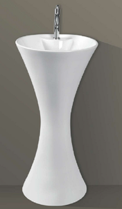 Lavabo de una Pieza ELITE L435 W435 H860mm para Baño, para Uso en Hoteles, Escuelas, Hospitales, Villas y Apartamentos - Product Image 5