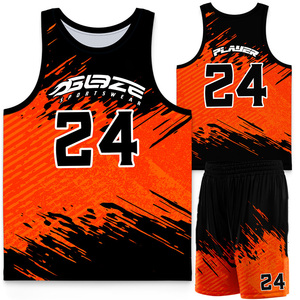 Tenues de basketball respirantes et écologiques en polyester sans couture, personnalisables par sublimation, pour équipes professionnelles. - Product Image 4
