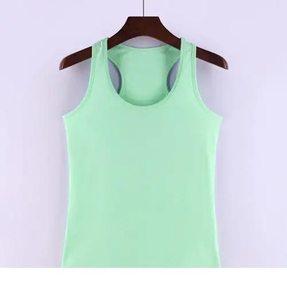 Tops para mujer, camisetas sin mangas, blusas básicas de verano, camiseta sin mangas de moda para mujer, blusa informal holgada con cuello cuadrado - Product Image 4