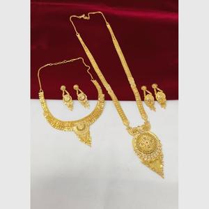 Conjunto de Collar Doble de Oro de Primera Calidad 11058773GL, Conjunto de Joyería Fina - Product Image 1