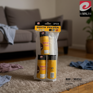 Juego de 3 Rodillos Quitapelusas y Cepillos de Limpieza Esenciales - Product Image 3