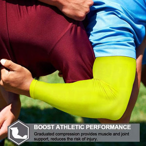 Manchons de protection UV et solaire pour hommes et femmes UPF 50+ – Manchons de compression sportifs rafraîchissants, respirants et élastiques pour activités de plein air et fitness - Product Image 3
