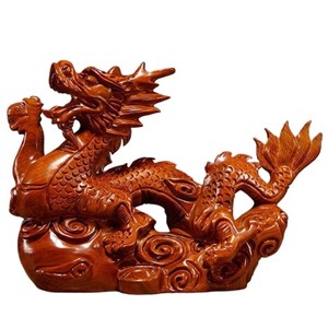 Figura de Dragón Tallada Artesanalmente en Madera de Pino - Oferta Mayorista B2B - Product Image 3