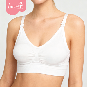Sujetador deportivo Bmama Cotton para extraer leche sin usar manos, adecuado para cualquier tipo de extractor. - Product Image 1
