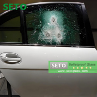 Verre haute sécurité Seto et verre feuilleté anti-explosion, fenêtres résistantes aux balles, verre de véhicule anti-balles