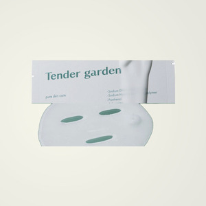 มาส์กหน้า- แผ่นมาส์กหน้าบำรุงผิวสูตรเข้มข้น Tender Garden Skin Renewal Cream Sheet Mask 1 แผ่น ผลิตในเกาหลี 30 กรัม บำรุงผิวหน้า - Product Image 1