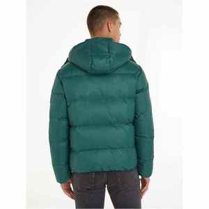 Chaqueta Acolchada con Capucha Color Verde Esmeralda para Hombre, Personalizada, Gruesa, Impermeable, Resistente al Viento, Abrigo de Invierno para Exteriores, Parka Acolchada Cálida - Product Image 3