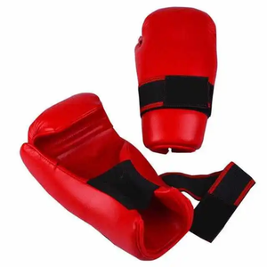 Open Hand Design PU Leather Semi-Contact Gloves for Taekwondo Martial Arts Training Custom Open Hand Karate Semi Contact - Product Image 6