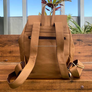 Sac à dos grande capacité de voyage en cuir véritable imprimé animal avec cordon de serrage pour femmes sac à dos en cuir de vachette pour étudiant fille garçon - Product Image 5