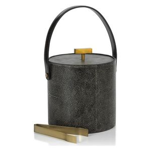 Seau à glace vintage en laiton, rond, en métal, avec poignée, résistant à la rouille, décoratif, pour usage domestique ou en bar, sans danger pour les aliments. - Product Image 2