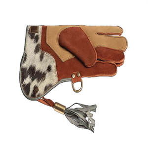 Gants de fauconnerie en cuir respirants et thermiques pour la manipulation des oiseaux en extérieur et la sécurité des mains - Product Image 1