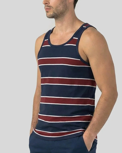 100% Cotton Crew Neck Men's Tank Tops Premium Quality Breathable Fitness & GYM Wear Round Neck 160 g - Product Image 3