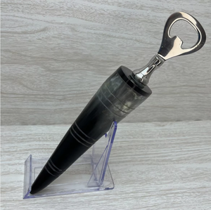 Abridor de Botellas Ejecutivo de Cuerno de Búfalo, Diseño Metálico Duradero, Abridor de Botellas de Cuerno de Estilo Clásico para Uso Diario - Product Image 4