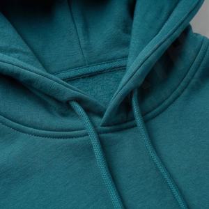 Sweat à capuche polaire personnalisé avec logo pour homme – Qualité supérieure, décontracté, épais, respirant, hiver, uni, teint, 100 % coton - Product Image 4