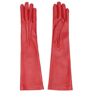 Guantes de cuero de vaca para mujer, guantes térmicos cálidos con forro térmico para invierno, guantes elegantes para conducir al aire libre con pantalla táctil, ajuste delgado, a la moda para mujer - Product Image 6