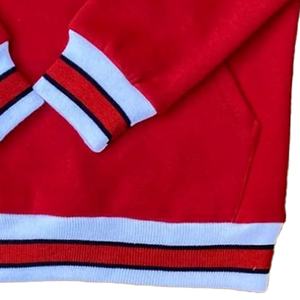 Pull à capuche col rond de style universitaire Sweat-shirt thermique d'hiver lavé en coton et polyester de haute qualité en tissu polaire pour hommes - Product Image 6