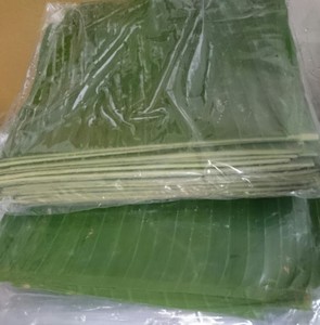 ใบตองแช่แข็ง ขนาด 10x10 ซม. 50 ชิ้นต่อแพ็ค สำหรับห่ออาหารและนึ่งอาหาร - Product Image 4