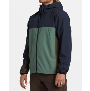 Custom Outdoor Mens Waterproof Jackets Lightweight Raincoat Full Zip Water Resistant Jacket Breathable Hooded <b>Coat</b> for Hiking - Product Image 6