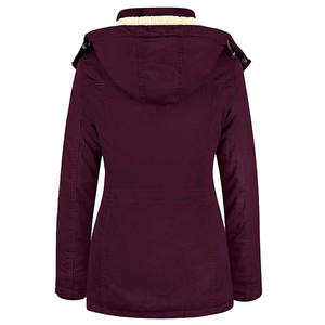 Elite Hot Sale Wholesale <b>Womens</b> <b>Winter</b> Long Casual <b>Jacket</b> Hooded Zipper <b>Warm</b> Parka Slim Fit Long Sleeved Pocket Coat Factory - Product Image 2
