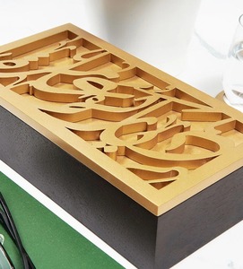 Boîte de rangement de cuisine en acrylique artisanale royale avec couvercle en nacre, design décoratif de luxe - Product Image 6