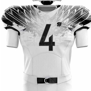 Uniforme de Fútbol Americano de Rendimiento Profesional con Material de Poliéster Transpirable y Absorbente de Humedad, Diseño Ecológico - Product Image 4