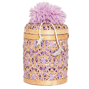 Charming Decorative Home Accessory Refined Bamboo Storage <b>Box</b> for <b>Ramadan</b> and Eid Garangao Authentic Islamic <b>Gift</b> <b>Box</b> - Product Image 4