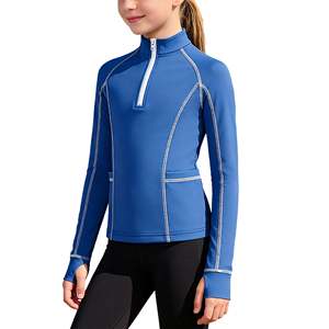 Chemise de polo équestre pour femmes, haut d'entraînement d'équitation, respirant, extensible, séchage rapide, vêtements de sport pour l'équitation en plein air - Product Image 3