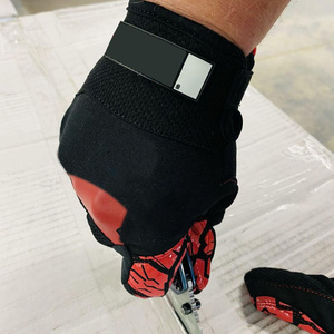 ถุงมือช่าง ป้องกันการบาดที่ฝ่ามือ บุซับในหนังสังเคราะห์ ฝ่ามือเคลือบซิลิโคน Amara ช่วยยึดเกาะ ถุงมือสำหรับงานช่าง - Product Image 2