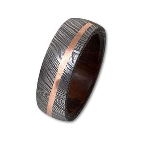 Damascus <b>Steel</b> <b>Ring</b> Comfortable Fit Handmade Anniversary Band Handmade Damascus <b>Steel</b> <b>Ring</b> Timeless Wedding Jewelry - Product Image 1