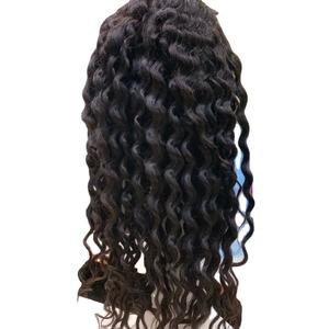 Peluca con encaje frontal HD de pelo virgen brasileño al por mayor con pelo de bebé estilo largo y recto mujeres negras encaje frontal suizo transparente - Product Image 5