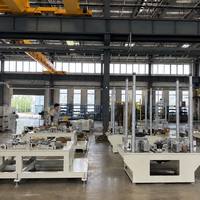 Ligne d'assemblage de machines à laver à chargement par le haut à faible investissement et à entretien facile pour atelier de traitement local