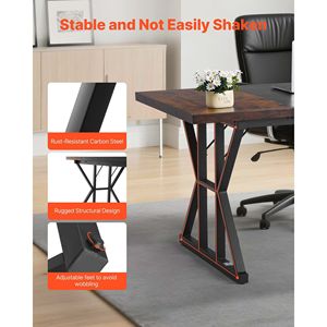 Escritorio Ejecutivo Grande de 70.9 x 31.5 Pulgadas, Moderno y Sencillo, de Madera, para Computadora Portátil, Estudio, Trabajo, Oficina en Casa y Hogar - Product Image 6