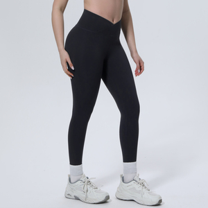 Women's Solid <b>Yoga</b> Leggings High Waist <b>Plus</b> <b>Size</b> <b>Yoga</b> <b>Pants</b> Tummy Control Hip-Lifting Quick-Dry Breathable Fitness Sports Custom - Product Image 1