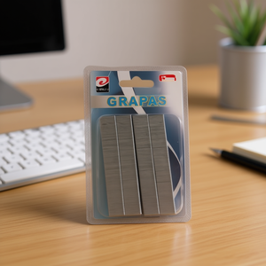 Grapas Normales de 8 mm y 12u, Calibre 23 AWG, Producto Metálico - Product Image 2